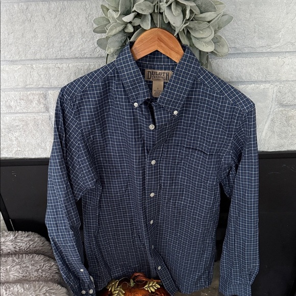 Duluth Trading Co Other - Duluth Trading Co Men's Navy Plaid Button Down Shirt, business young men
